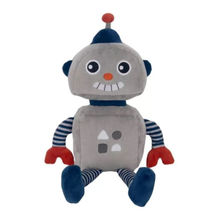 50 CM Soft Robot Peluş - Yumuşak ve Sevimli Oyuncak Robot - 1