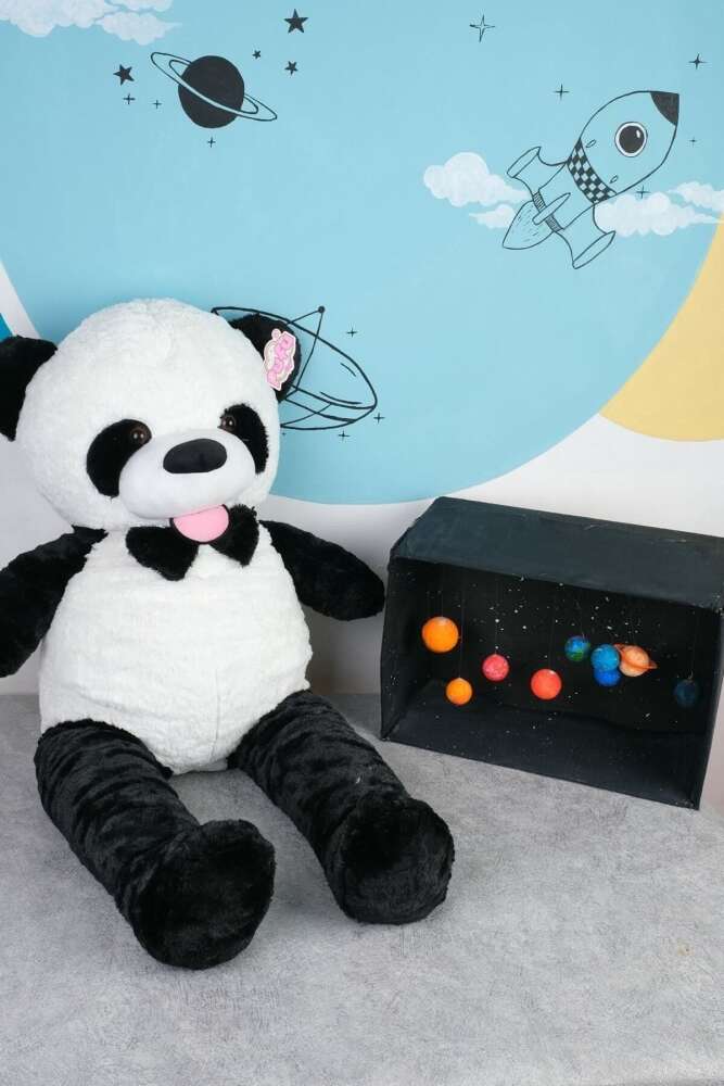 75 CM Peluş Panda - Dev Boyut Yumuşak ve Sevimli Oyuncak - 3